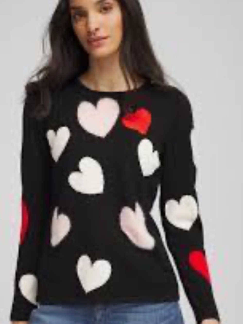 Chico’s Multi Heart Sweater